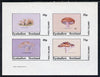 Eynhallow 1982 Fungi (Stump Puffball etc) imperf set of 4 values (10p to 75p) unmounted mint