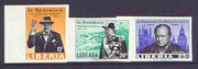 Liberia 1966 Churchill Commemoration imperf set of 3 unmounted mint, SG 924-26
