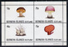Bernera 1981 Fungi perf set of 4 values complete (10p to 75p) unmounted mint