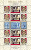 Guinea - Conakry 1965 Gemini 120 Orbits sheetlet of 15 unmounted mint, Mi BL 11A