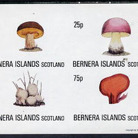 Bernera 1981 Fungi imperf set of 4 values complete (10p to 75p) unmounted mint