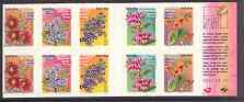 South Africa 2000 Flowers 13r self-adhesive booklet complete and pristine