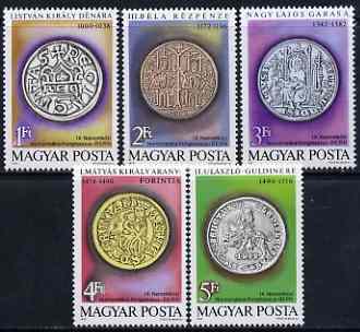 Hungary 1979 International Nusmismatic Congress set of 5 unmounted mint, SG 3265-69