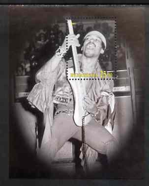 Ingushetia Republic 2001 Jimi Hendrix perf m/sheet unmounted mint