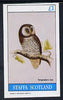 Staffa 1982 Owls (Tengmalms Owl) imperf souvenir sheet (£1 value) unmounted mint