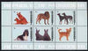 Mordovia Republic 1999 Dogs #1 perf sheetlet containing set of 6 values unmounted mint (pale blue background)
