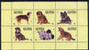 Kalmikia Republic 1999 Dogs #2 perf sheetlet containing set of 6 values unmounted mint (cream background)