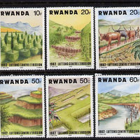 Rwanda 1983 Soil Erosion set of 10 unmounted mint, SG 1151-60