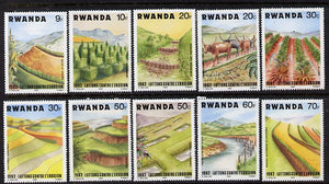 Rwanda 1983 Soil Erosion set of 10 unmounted mint, SG 1151-60