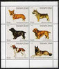 Tatarstan Republic 1999 Dogs #3 perf sheetlet containing set of 6 values unmounted mint (white background)