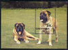 Chuvashia Republic 2001 Dogs perf m/sheet unmounted mint (Bull Mastiff)