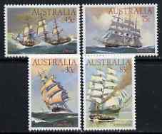 Australia 1984 Clipper Ships set of 4 unmounted mint, SG 911-14*