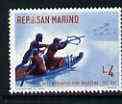 San Marino 1961 Duck Shooting with Cross-bow 4L from Hunting issue unmounted mint, SG 629*