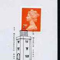 Postmark - Great Britain 2002 cover with St Margarets Bay cancel illustrated with Lighthouse