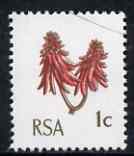 South Africa 1969 Kafferboom Flower 1c unmounted mint SG 277*