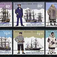 Ross Dependency 1995 Antarctic Explorers set of 6 unmounted mint SG 32-37