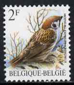 Belgium 1985-90 Birds #1 Tree Sparrow 2f unmounted mint, SG 2846