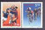 Norway 1993 Sports Events (Handball & Cycling) set of 2 unmounted mint, SG 1164-65