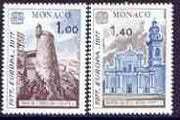 Monaco 1977 Europa - Views set of 2 unmounted mint, SG 1302-03