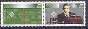 San Marino 1995 Centenary of Radio (5th issue) se-tenant pair unmounted mint, SG 1521-22