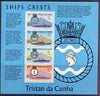 Tristan da Cunha 1977,Ships' Crests m/sheet unmounted mint, SG MS 219