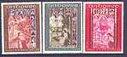 Andorra - French 1969 Altar Screens (1st series) set of 3 unmounted mint, SG F218-20