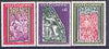 Andorra - French 1970 Altar Screens (2nd series) set of 3 unmounted mint, SG F225-27