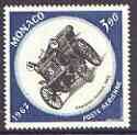 Monaco 1967 25th Monaco Grand Prix diamond shaped Air stamp unmounted mint, SG 882