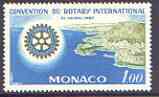 Monaco 1967 Rotary International Convention unmounted mint, SG 887