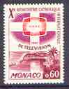 Monaco 1966 International Catholic Television Association unmounted mint, SG 864