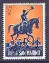 San Marino 1962 Hunting with Hounds 2L from Hunting issue unmounted mint, SG 680*
