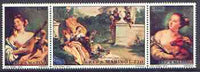 San Marino 1970 Death Bicentenary of Tiepolo (painter) se-tenant strip of 3 unmounted mint, SG 894-96