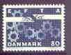 Denmark 1967 European Free Trade Association (EFTA) 80ore on fluorescent paper unmounted mint, SG 482