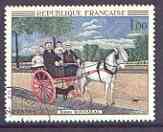 France 1967 French Art - Old Juniet's Trap after Rousseau 1f superb cds used, SG 1742