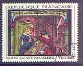 France 1967 French Art - The Window Makers (stained glass) 1f superb cds used, SG 1745
