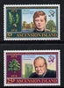 Ascension 1974 Churchill Birth Centenary set of 2 (SG 182-83) unmounted mint