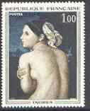 France 1967 French Art - The Bather by Ingres 1f unmounted mint, SG 1744*