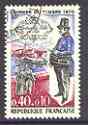 France 1970 Stamp Day (Postman) superb cds used SG 1866