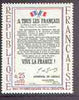 France 1964 20th Anniversary of Liberation (De Gaulle's Appeal) unmounted mint SG 1658