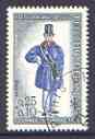 France 1968 Stamp Day (Postman) 25c+10c superb cds used, SG 1781