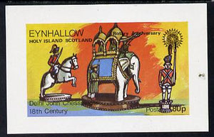 Eynhallow 1976 Chess Pieces (Rotary) imperf souvenir sheet (80p value) unmounted mint