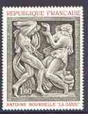 France 1968 French Art - La Danse by Bourdelle (in Champs-Elysées Theatre) unmounted mint, SG 1788