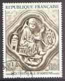France 1969 French Art - Bas relief (Amiens Cathedral) superb cds used, SG 1819