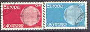 France 1970 Europa set of 2 superb cds used, SG 1874-75