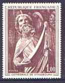 France 1971 French Art - St Matthew Sculpture unmounted mint, SG 1908*