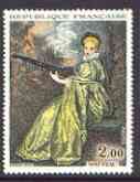 France 1973 French Art - Girl with Lute by Watteau unmounted mint, SG 1988