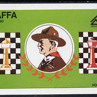 Staffa 1978 Scouts & Chess imperf deluxe sheet (£2 value) unmounted mint