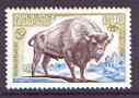 France 1974 Nature Conservation - European Bison 40c unmounted mint, SG 2046