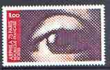 France 1975 'Arphilia 75' Stamp Exhibition - Eye 1f unmounted mint, SG 2070