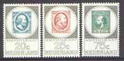 Netherlands 1967 Amphilex 67 Stamp Exhibition set of 3 unmounted mint, SG 1035-37